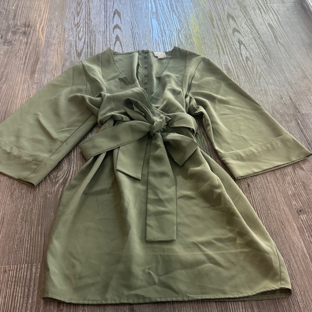 ASOS Khaki Green Dress